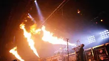 Огнено шоу на Rammstein в Белград