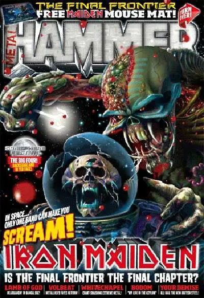 Metal Hammer с 3D корица в чест на албума на Iron Maiden