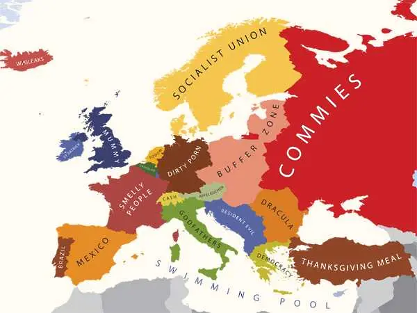  Българин се превърна в интернет сензация с географски карти на националните стереотипи