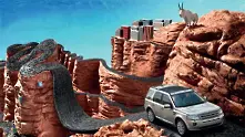 Динамичен свят от глинени фигури рекламира Land Rover