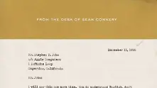 Шон Конъри обидил в писмо Стив Джобс