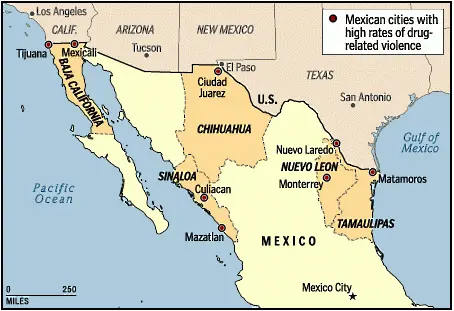 Масови арести за трафик на хора в Мексико