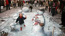 Най-големите 3D шедьоври на уличното изкуство