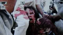Либия празнува, „Франс прес” разпространи снимка на ареста на Кадафи