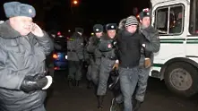 Масови арести на демонстранти в Москва тази нощ