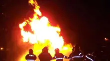 Голям пожар в София, изгоря част от ромската махала