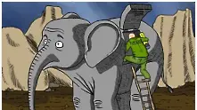 Бизнес басня: Болният слон 