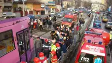 52 души са ранени след катастрофа на трамваи в Букурещ