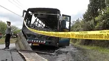 14 души изгоряха в автобус на остров Суматра