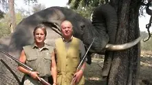 Лов на слонове коства пост на испанския крал Хуан Карлос