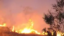 Пожар приближава Рилския манастир