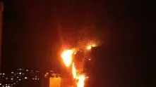 Видео от пожара в Mall of Sofia