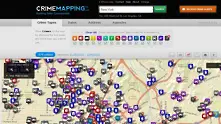 Виртуална карта информира американците за престъпността в градове и квартали
