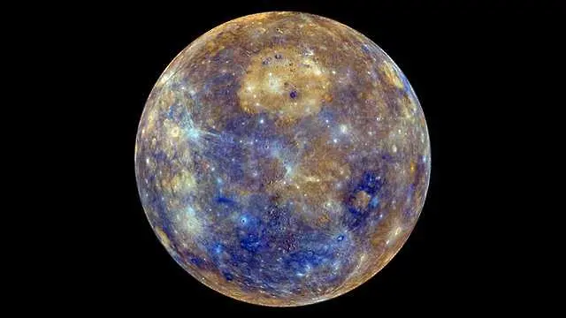 Нова карта на НАСА показва Меркурий в цветове