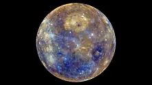 Нова карта на НАСА показва Меркурий в цветове