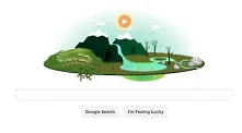 Google чества Деня на Земята