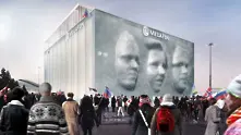 Всички стават лице на Олимпиадата в Сочи с гигански 3D екран 