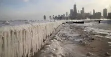 Студената вълна в САЩ се придвижва на изток