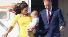 Принц Уилям пристигна със семейството си в Сидни