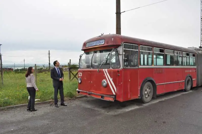 Най-старият бургаски тролейбус се пенсионира