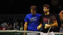 Григор Димитров предизвиква Роджър Федерер в забавно видео
