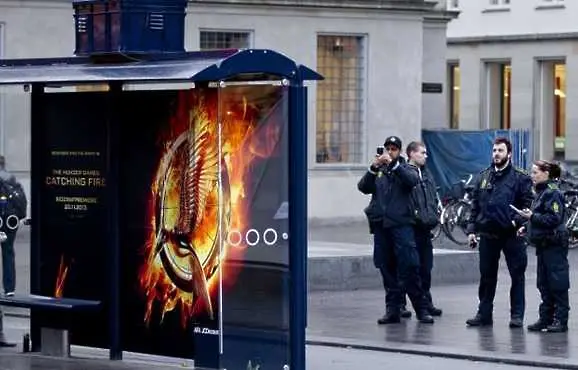 Огнена реклама представя Игрите на глада в Копенхаген 