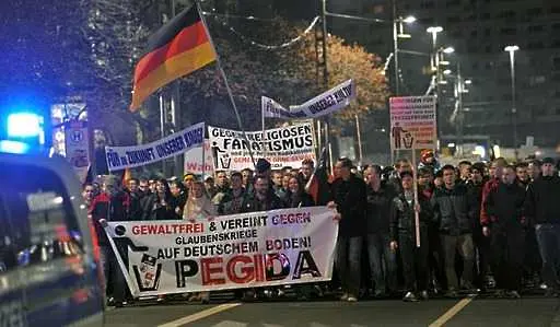 Хиляди бивши източногерманци протестираха срещу имигрантите