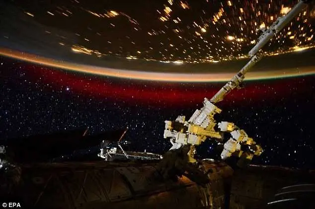 Астронавт засне уникален кадър на Северното сияние от Космоса