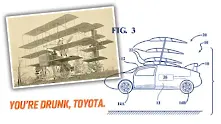 Toyota патентова крило за летящи автомобили