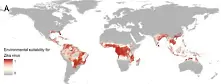 Вирусът Зика: 2,2 милиарда души живеят в „рискови“ зони