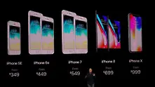 Apple представи супер модела iPhone X 