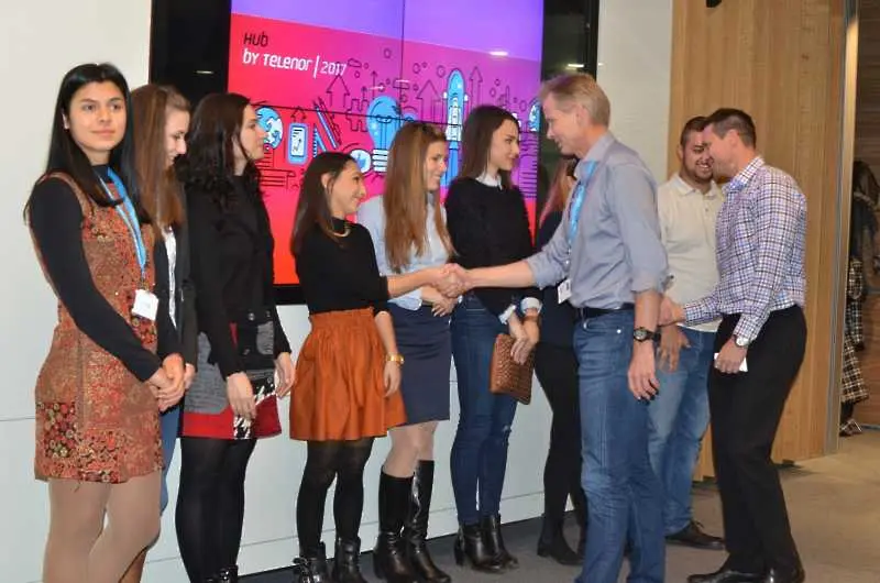 Теленор посреща стажанти по програмата Hub by Telenor