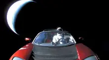 Последната снимка на Tesla в Космоса