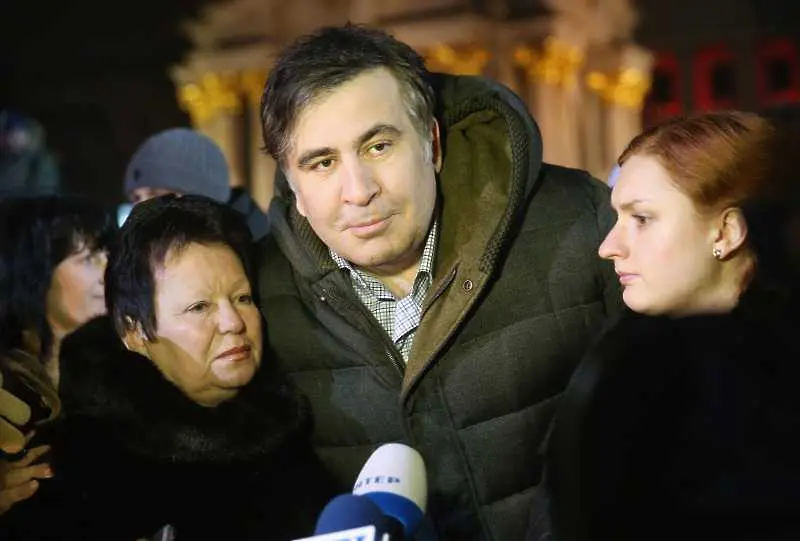 Маскирани мъже задържаха Михаил Саакашвили в Киев