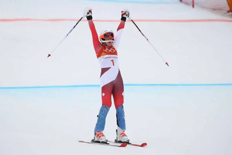 ПьонгЧанг 2018: Мишел Гизин спечели злато в алпийската комбинация
