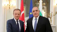 Борисов се срещна с Доналд Туск преди разговорите с Ердоган