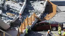 Маями: Пешеходен мост се срути. Има жертви 