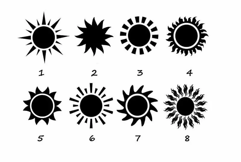 Тест: Слънцето, което изберете, ще разкрие тайните черти на вашия характер