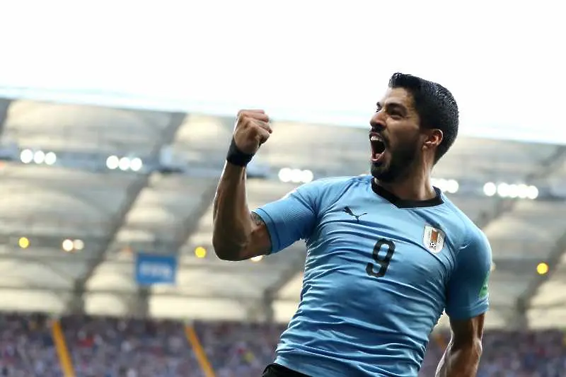 Уругвай се класира на осминафинал след победа срещу Саудитска Арабия