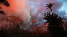 Бомба от вулканична лава рани 22 в Хавай