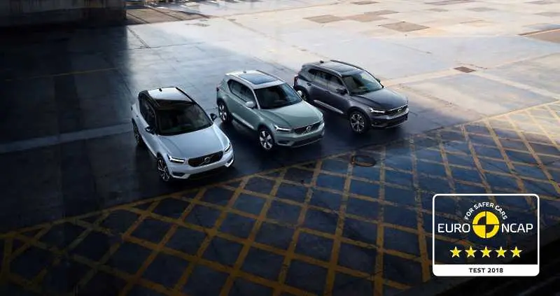 Volvo XC40 с 5 звезди за безопасност от Euro NCAP