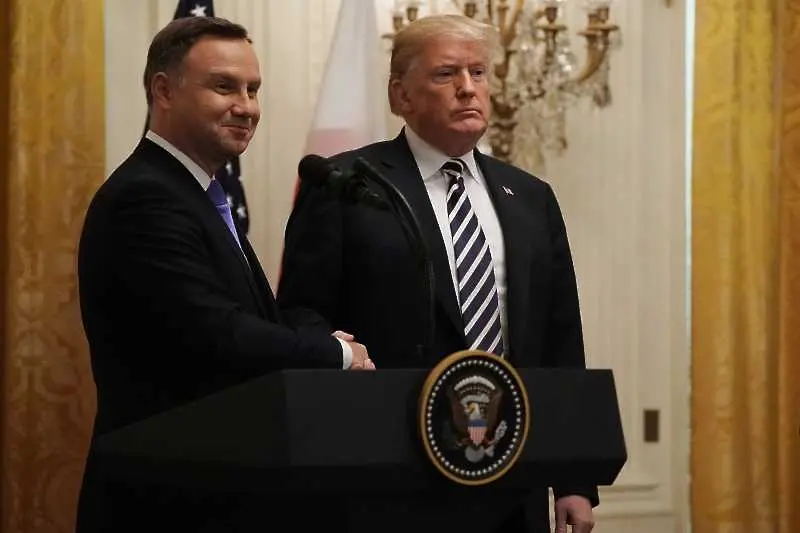 Тръмп: САЩ ще разширят сътрудничеството с Полша в областта на отбраната и разузнаването 
