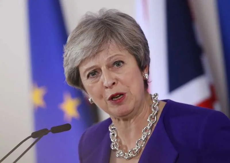  Мей гарантира:Проектът на Великобритания за сделка с ЕС отговаря на волята на британците
