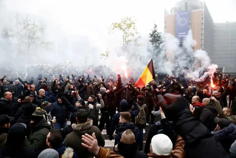 Мащабна национална стачка парализира Белгия. Отменени са всички полети