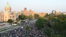 Хиляди сърби отново протестираха срещу президента Вучич