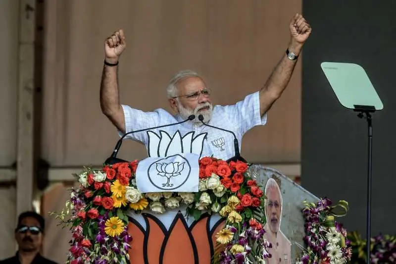 Прогнозни резултати от приключилите избори в Индия предричат победа за премиера Моди