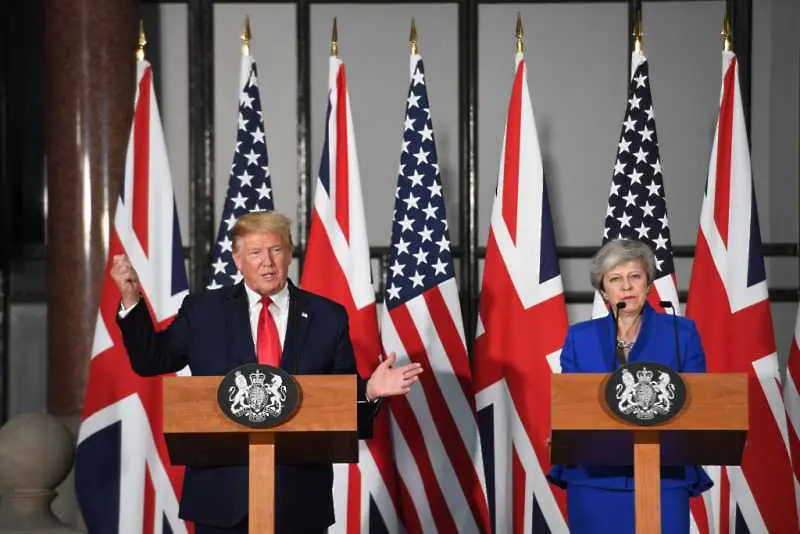 Тръмп, доволен: Съюзът между САЩ и Великобритания е най-великият, който светът някога е виждал