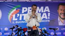 Крайнодясната партия Лига води на изборите в Италия за Европейски парламент