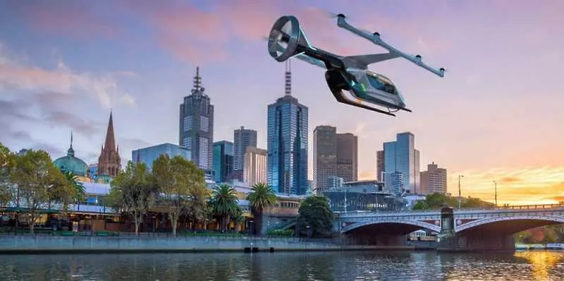 Прототипът, който ще лети над Австралия. Снимка от фейсбук страницата на Юбер