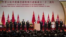 Хонконг отбелязва 22-та годишнина от връщането си на Китай с церемония и протести